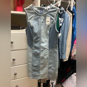 Versona Blue Denim Mini Dress